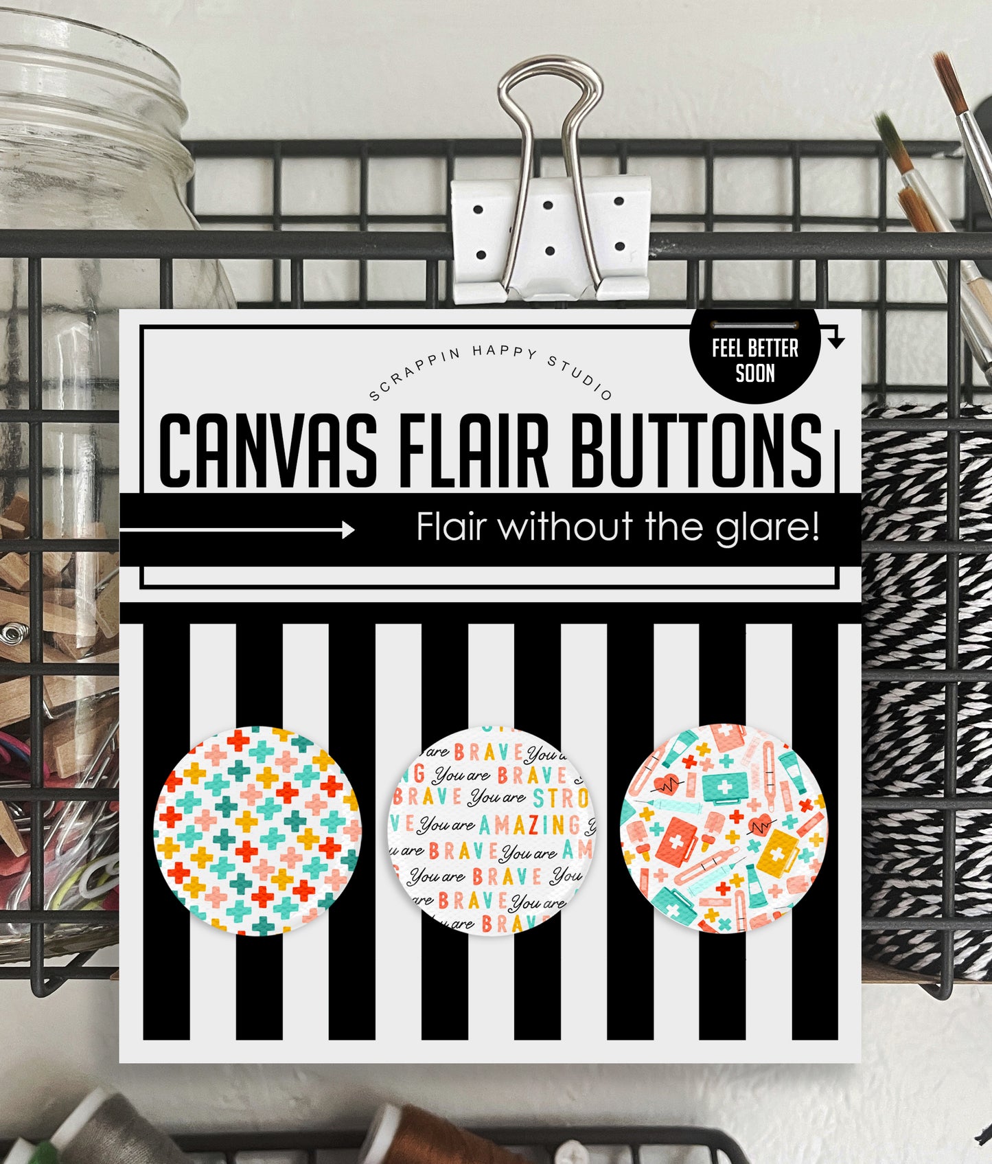 Feel Better Soon Canvas Flair