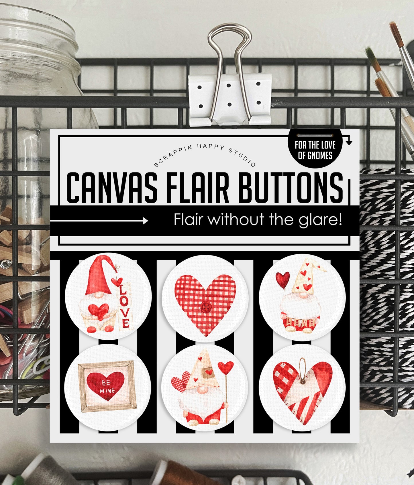 For The Love Of Gnomes Canvas Flair