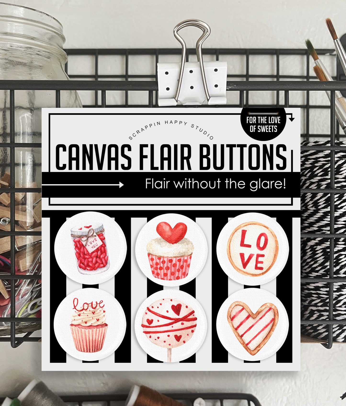 For The Love Of Sweets Canvas Flair