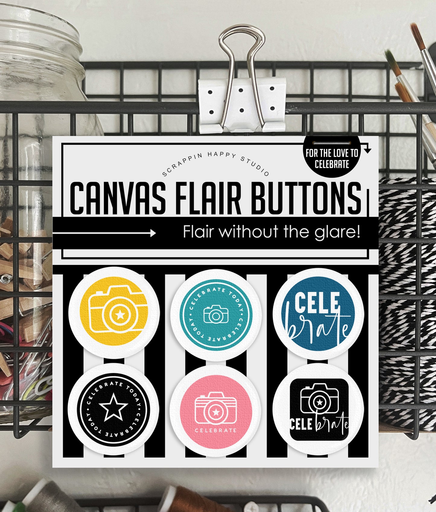 For The Love To Celebrate Canvas Flair