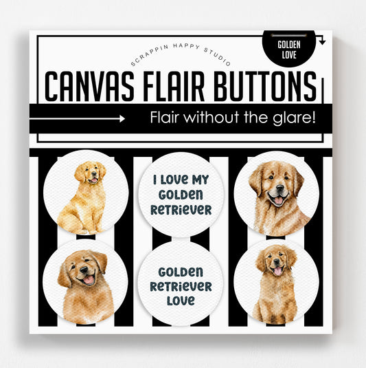 Golden Love Canvas Flair