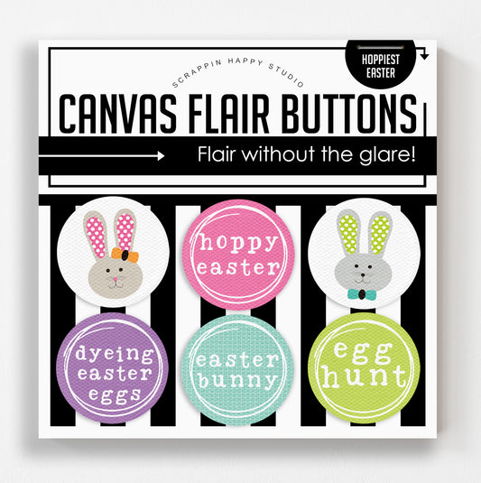 Hoppiest Easter Canvas Flair