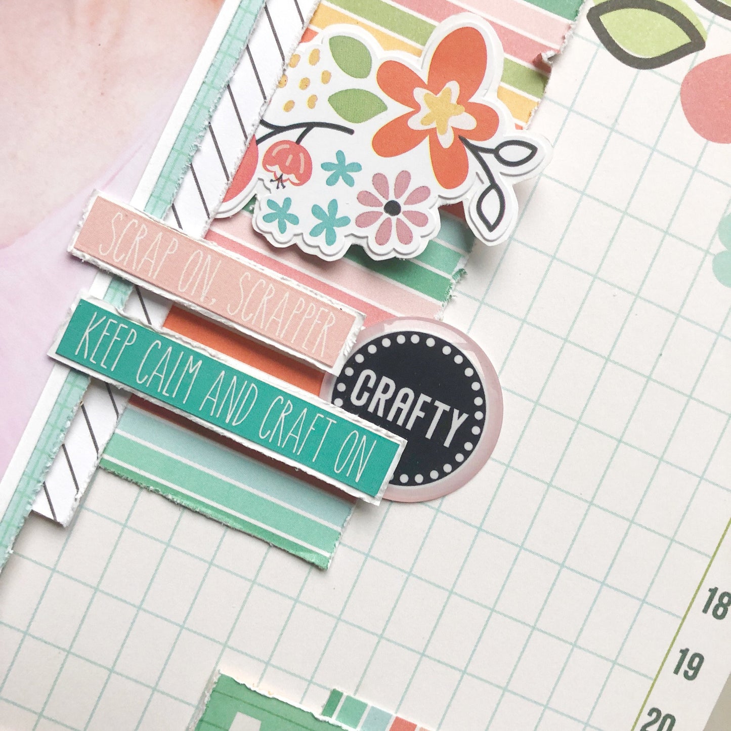 Scrap Girl Epoxy Flair