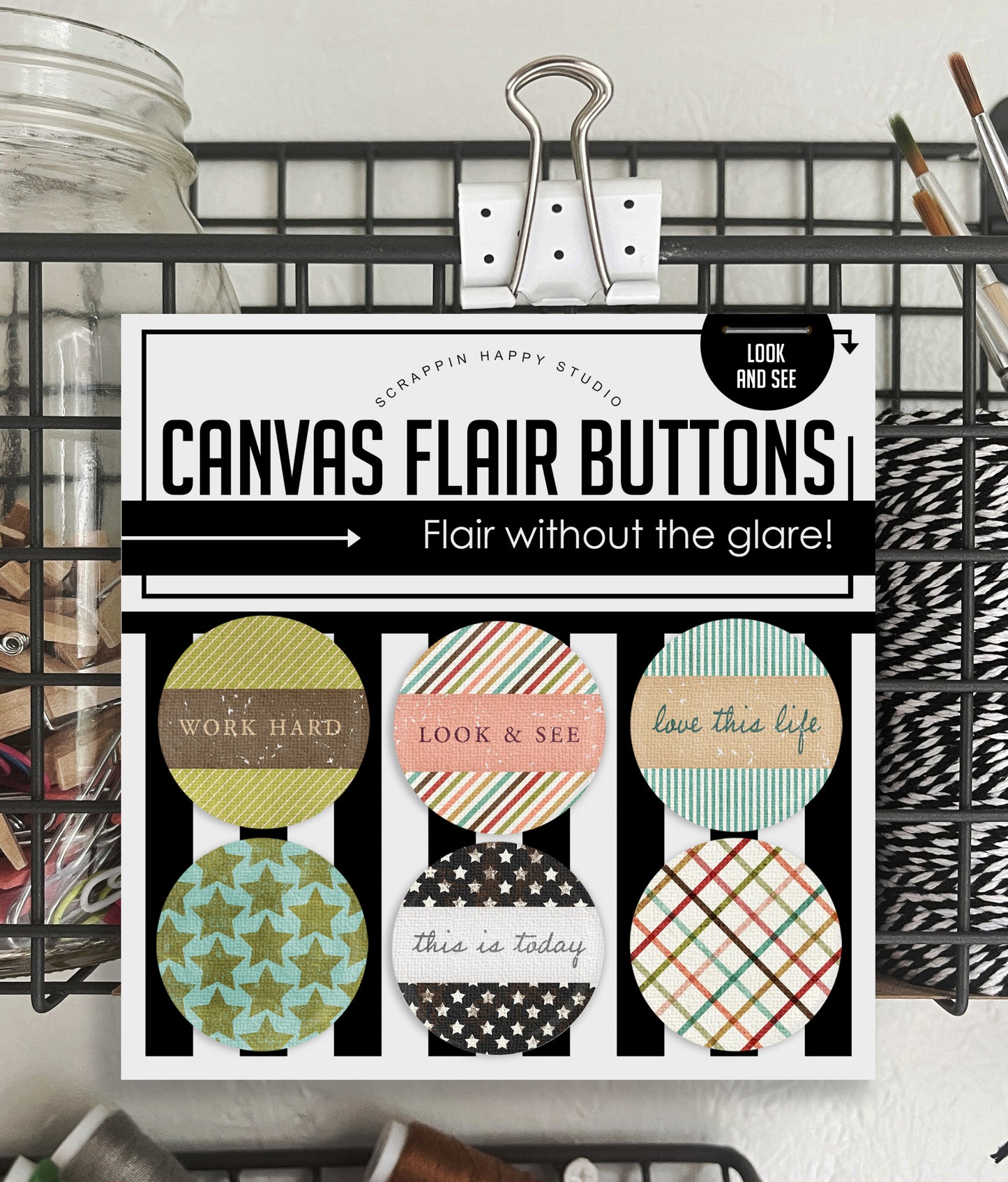 Look And See Canvas Flair