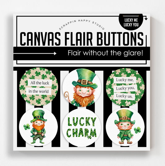 Lucky Me Lucky You Canvas Flair