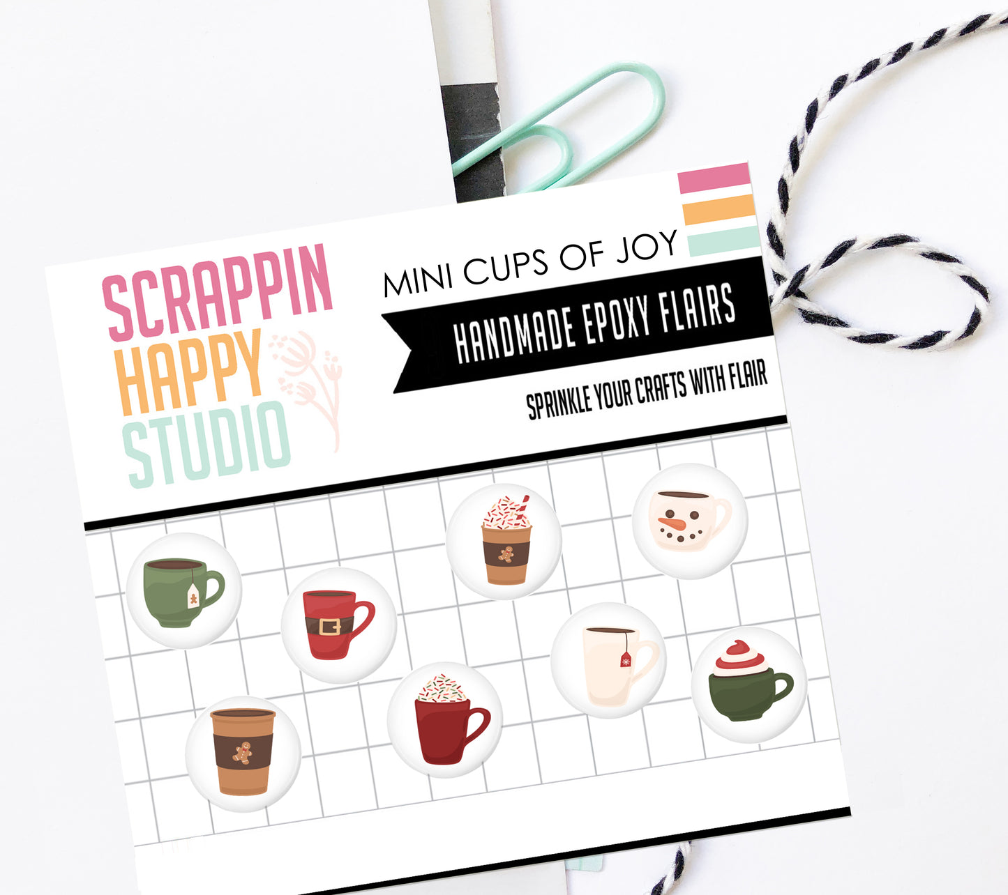 Mini Cups Of Joy Epoxy Flair
