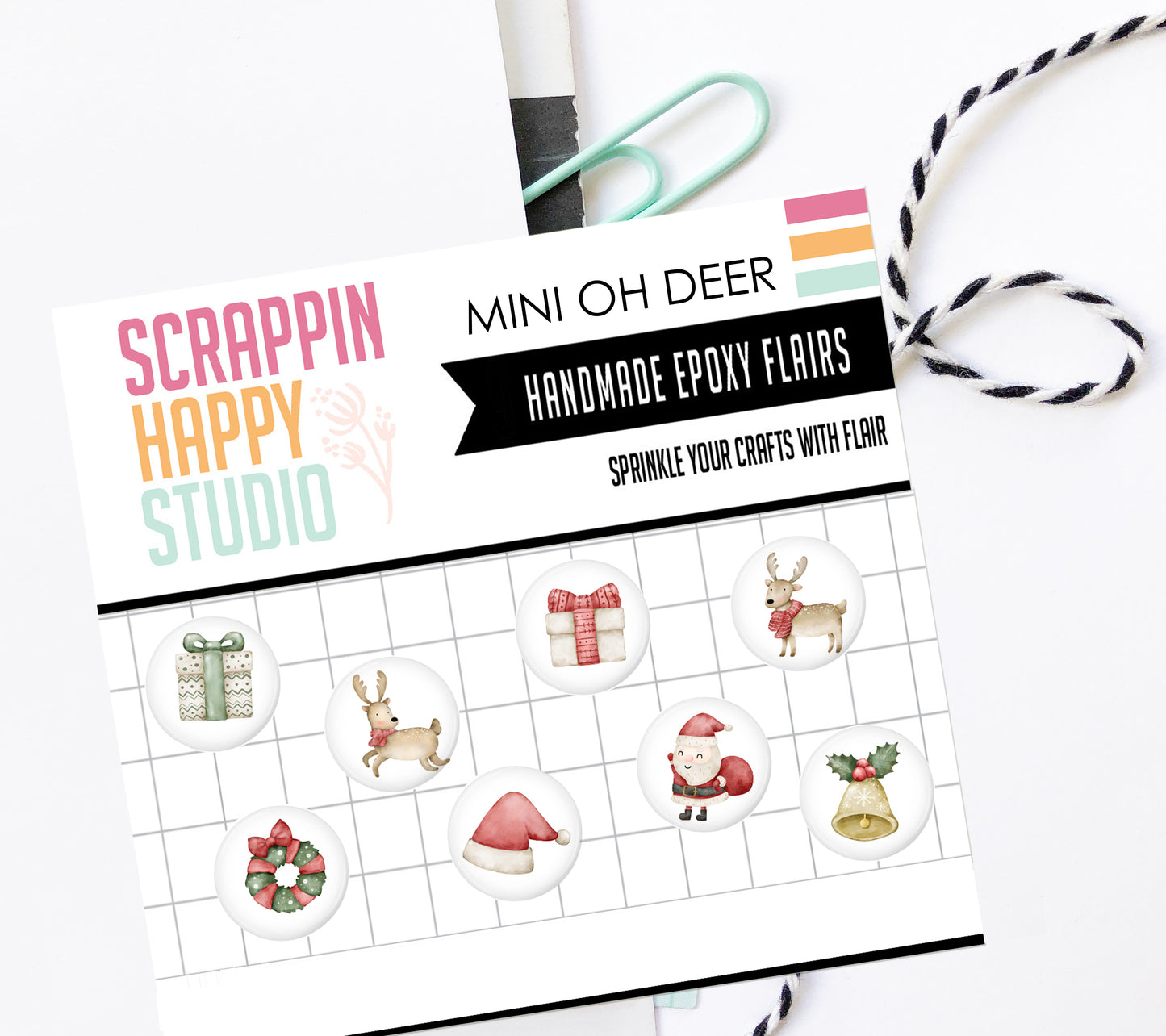 Mini Oh Deer Epoxy Flair