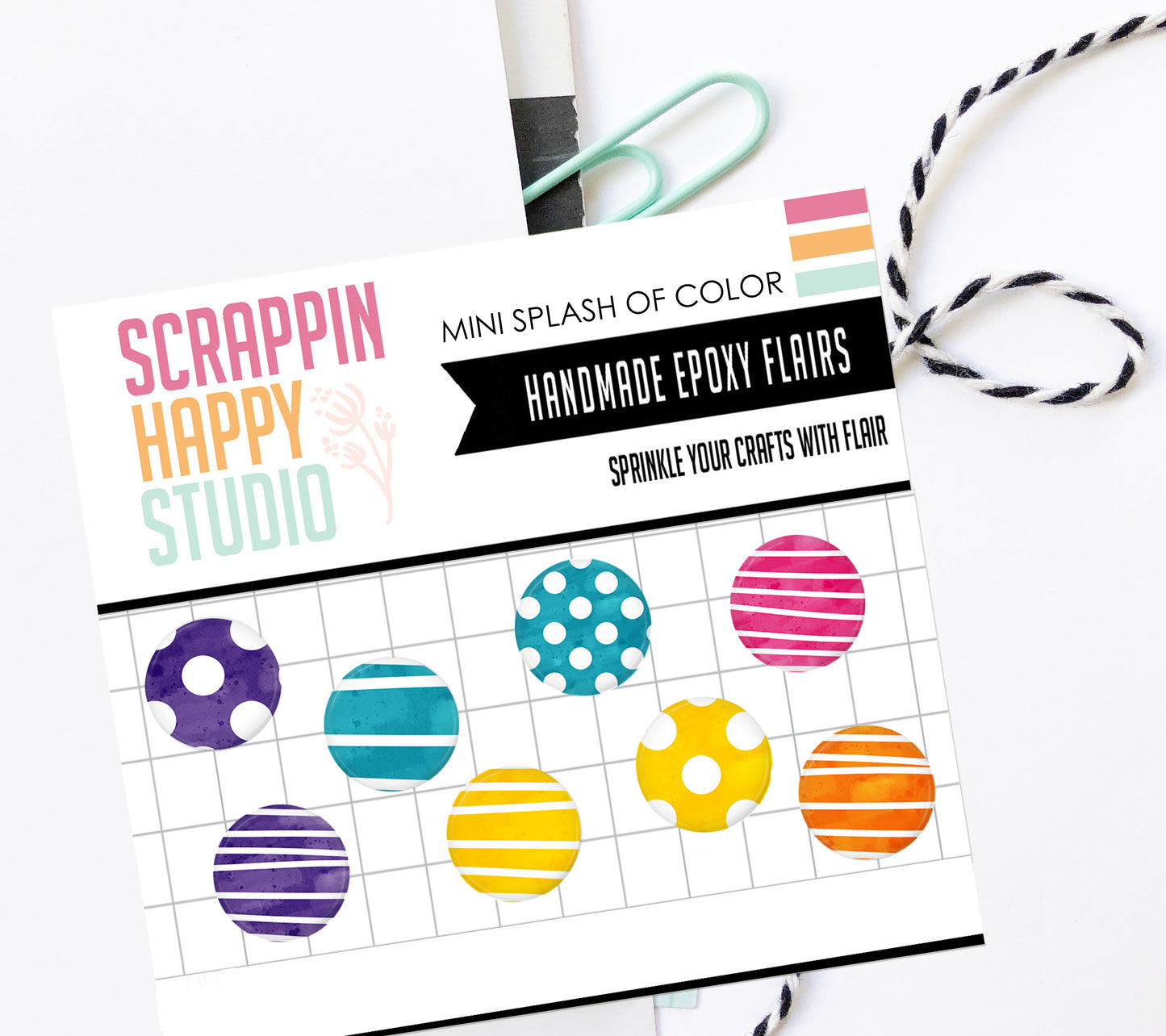Mini Splash Of Color Epoxy Flair