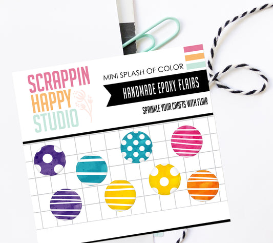 Mini Splash Of Color Epoxy Flair