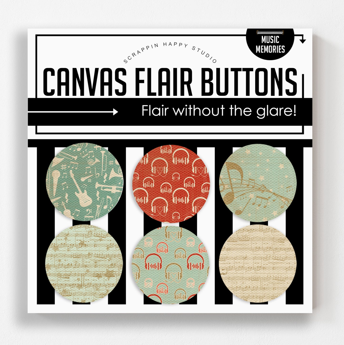 Music Memories Canvas Flair