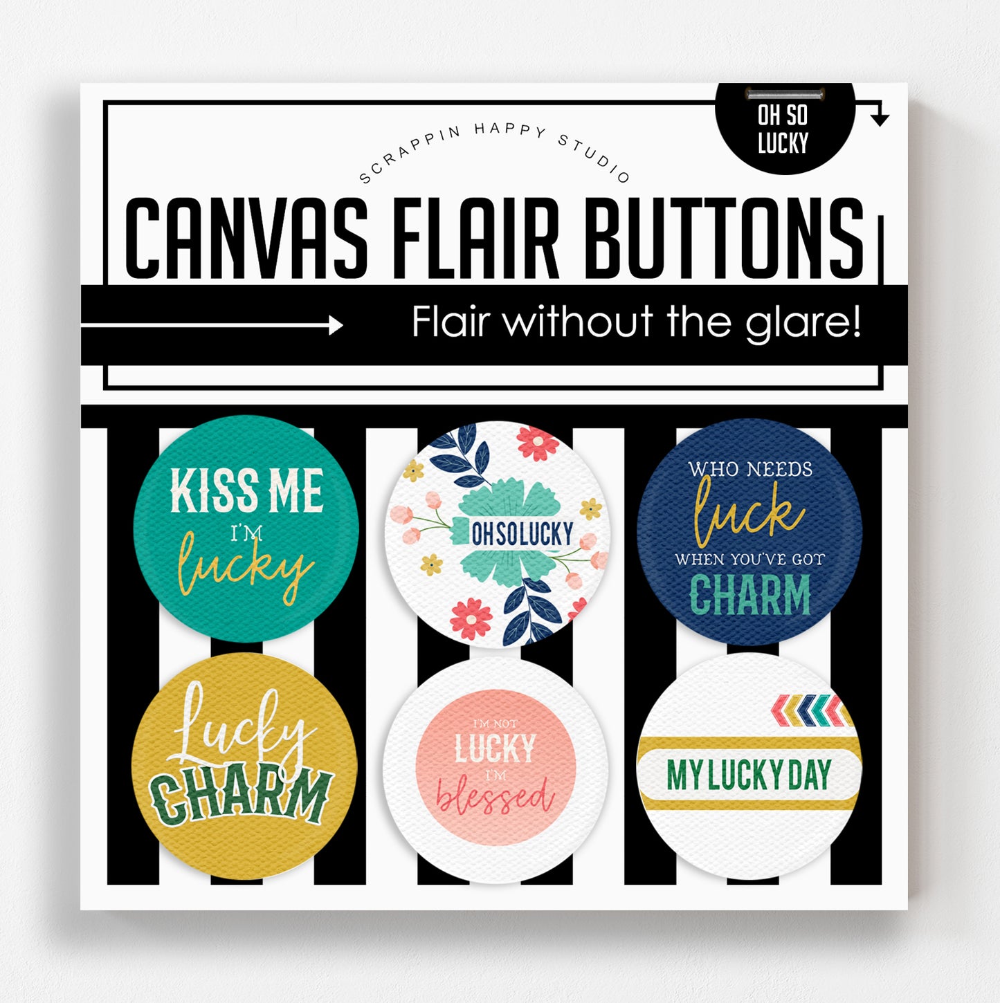 Oh So Lucky Canvas Flair