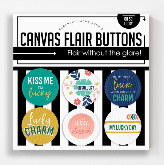 Oh So Lucky Canvas Flair