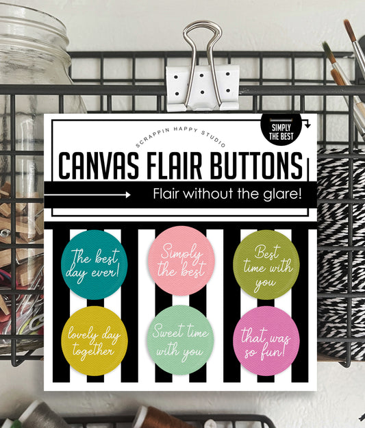 Simply The Best Canvas Flair