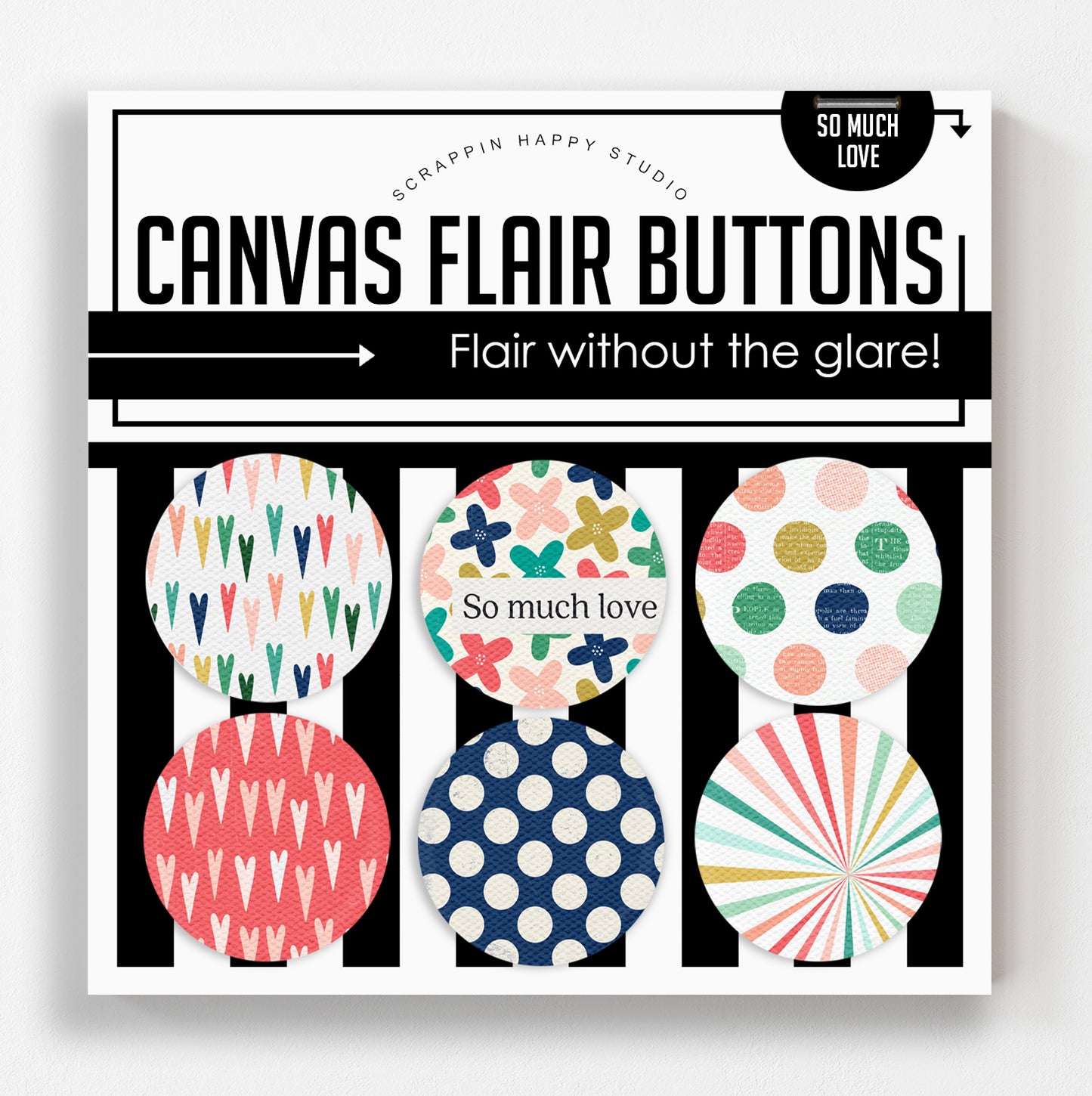 So Much Love Canvas Flair