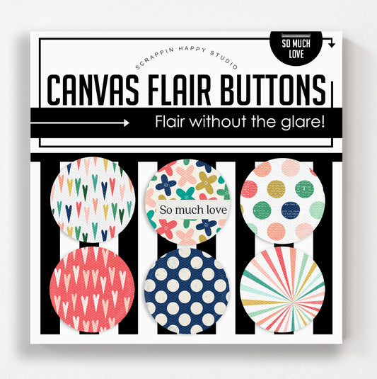 So Much Love Canvas Flair