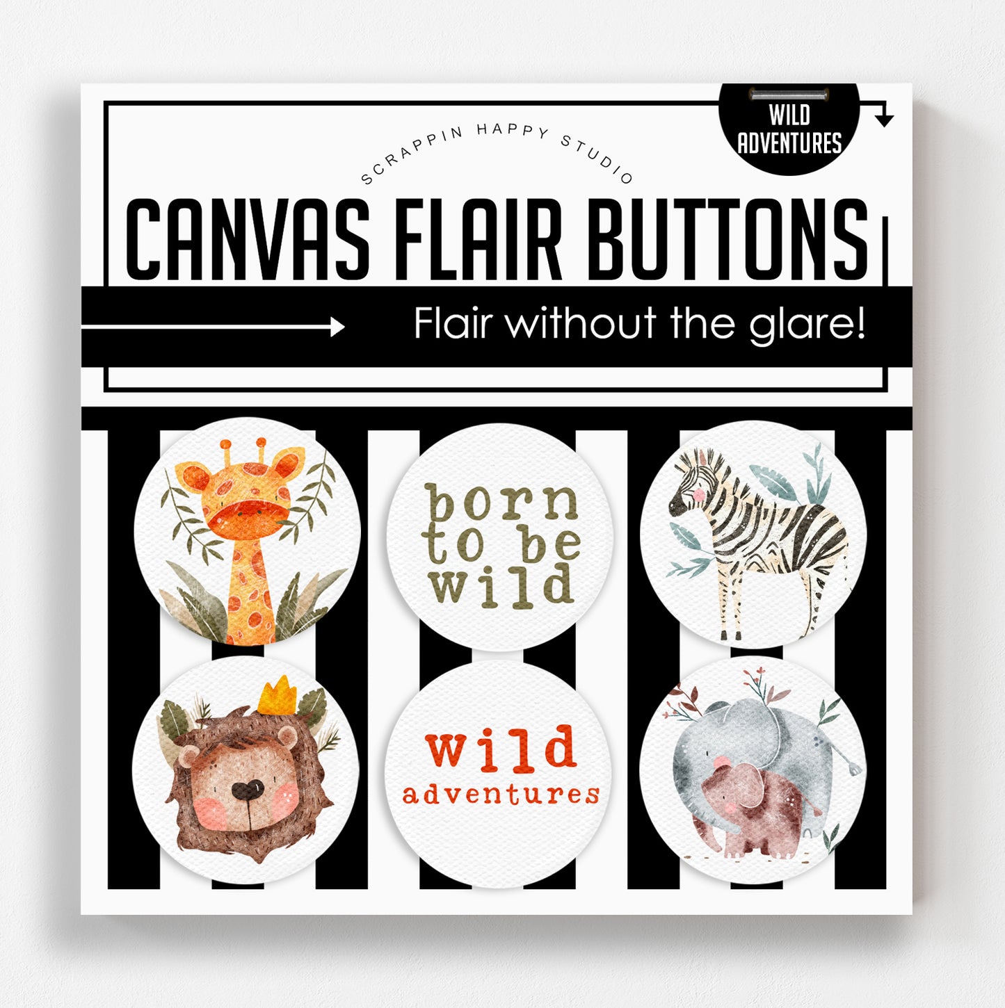Wild Adventures Canvas Flair