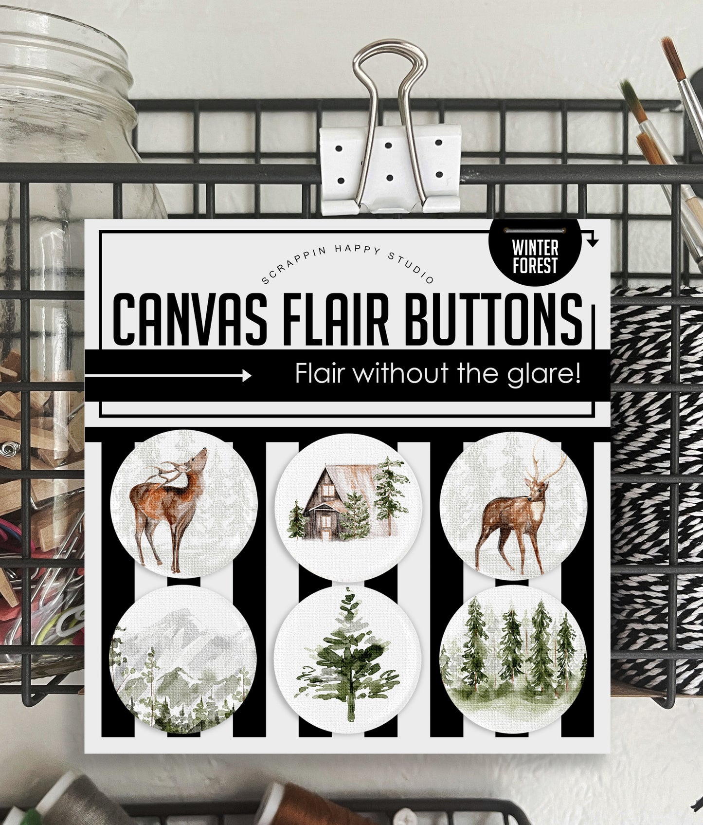 Winter Forest Canvas Flair