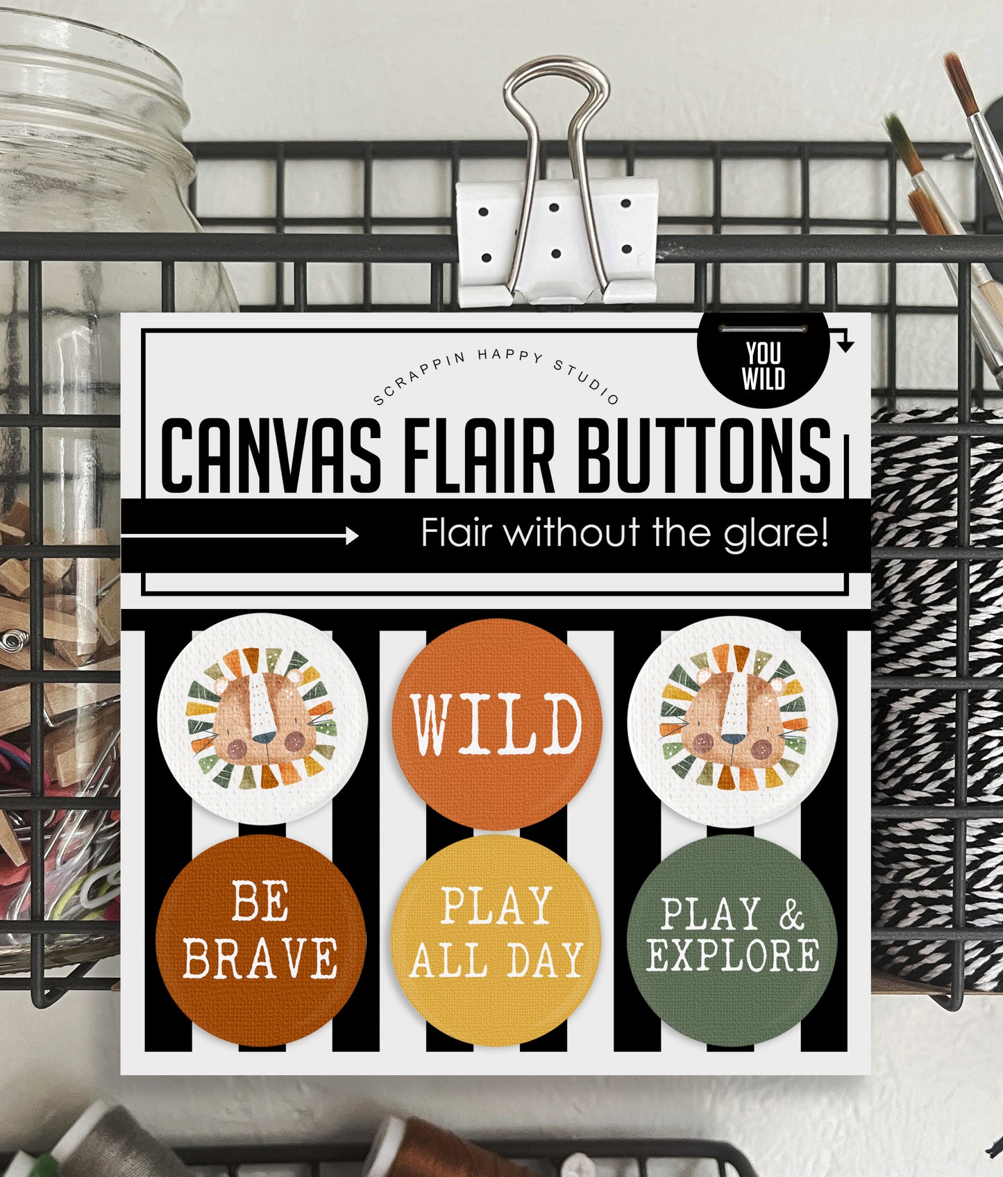 You Wild Canvas Flair