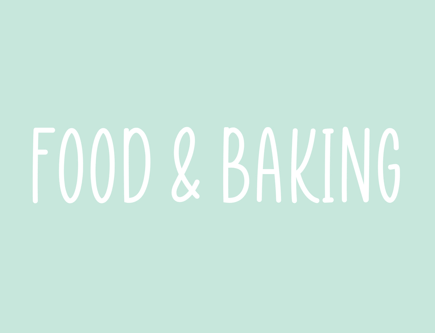 Food, Drinks & Baking