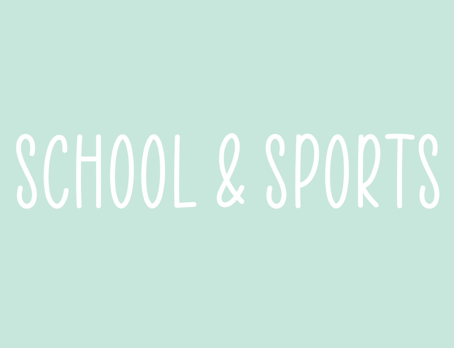 School And Sports