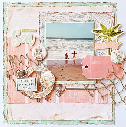 Tiki Tales Canvas Flair Buttons