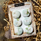 Vintage White Hydrangeas Canvas Flair Buttons