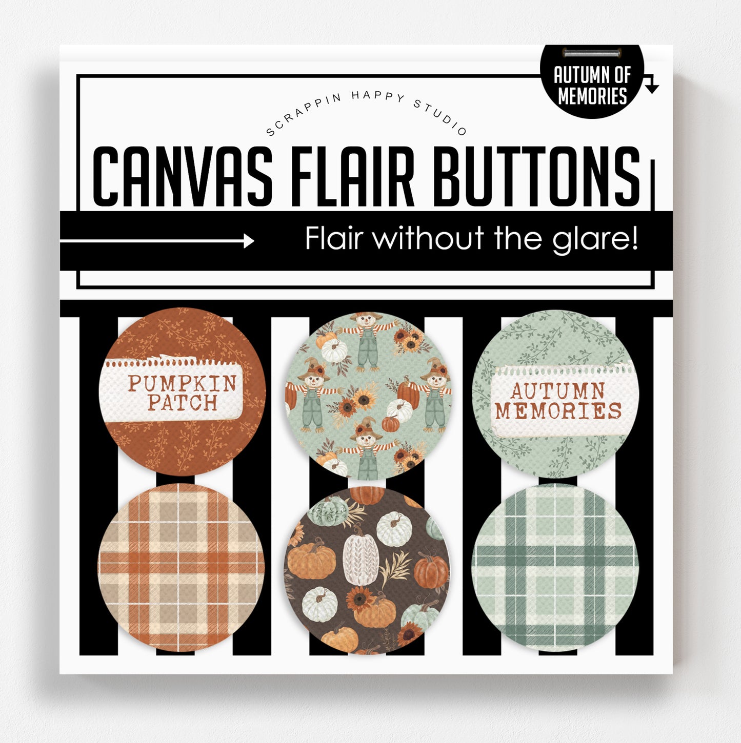 Autumn Memories Flair Buttons