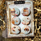 Vintage Honey Bees Canvas Flair Buttons