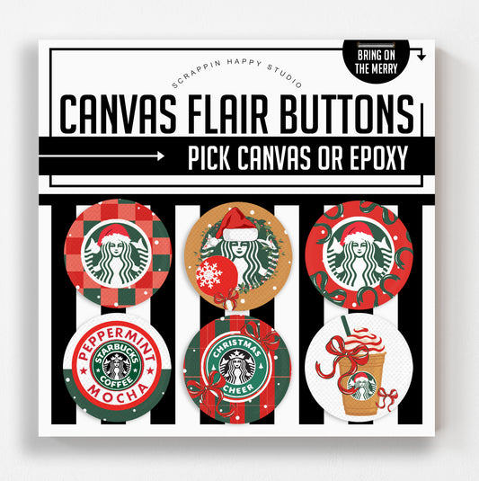 Bring On The merry Flair Buttons