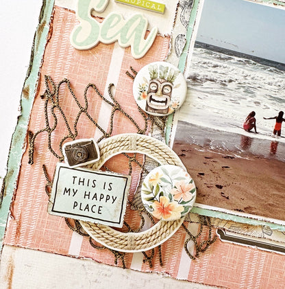 Tiki Tales Canvas Flair Buttons