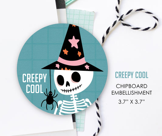 Creepy Cool Chipboard Embellishment