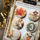 Autumn Feels Canvas Flair Buttons