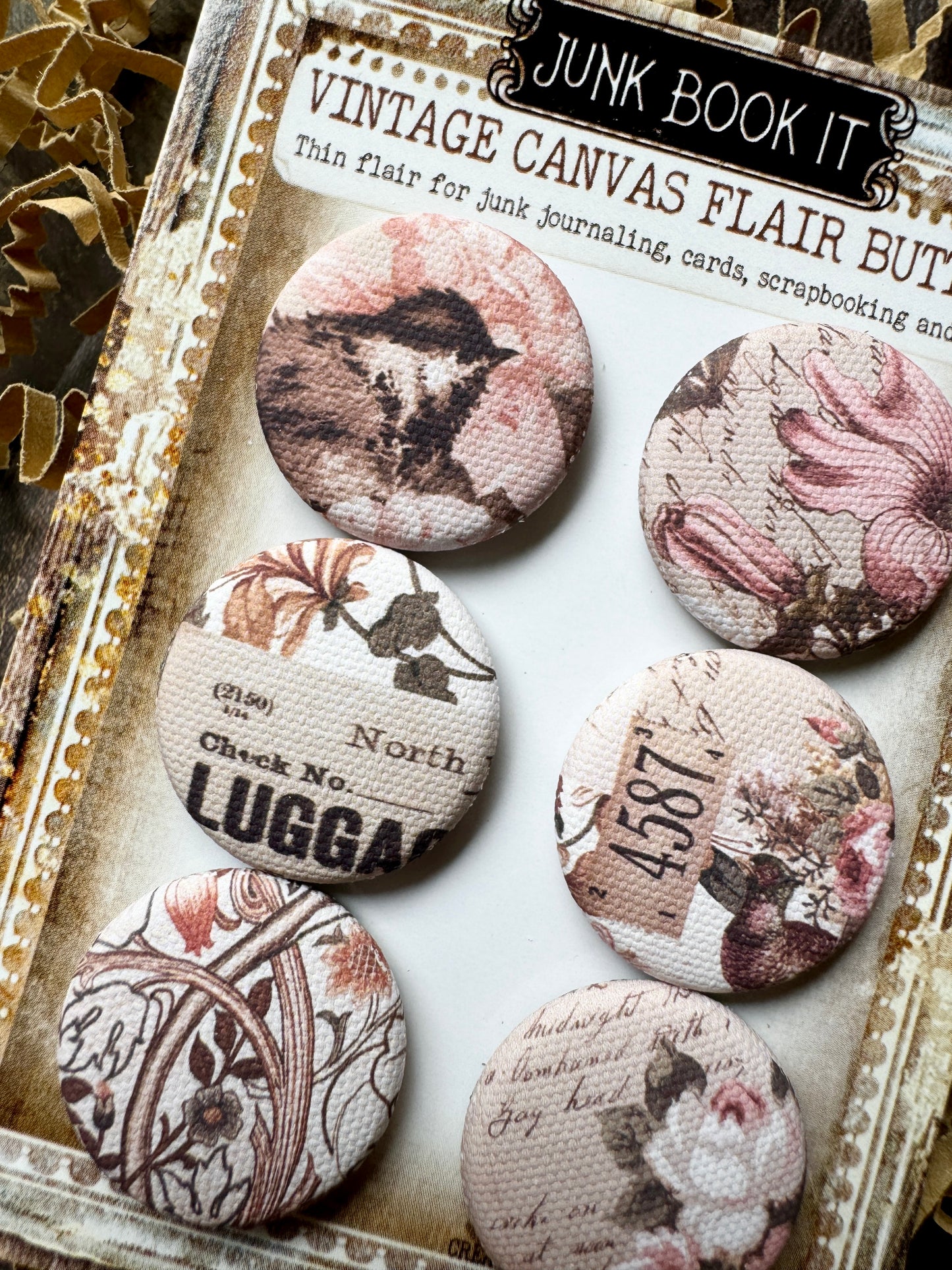 Elegance Canvas Flair Buttons