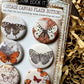 Fall Flutter Canvas Flair Buttons