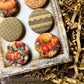 Autumn Time Canvas Flair Buttons