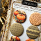 Autumn Time Canvas Flair Buttons