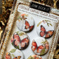 Butterfly Fall Canvas Flair Buttons