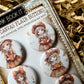 Pumpkin Girl Canvas Flair Buttons