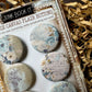 Vintage Nanas Florals Canvas Flair Buttons