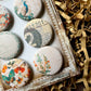 Vintage Floral Mixup Canvas Flair Buttons