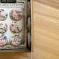 Vintage Shabby Rose Garden Canvas Flair Buttons