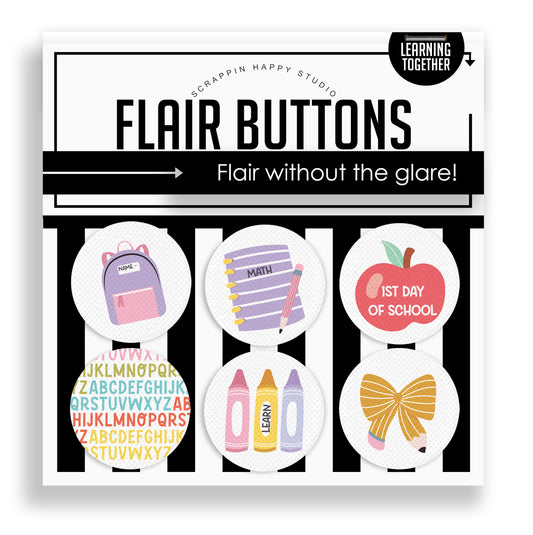 Learning Together Flair Buttons