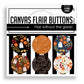 A Boho Ghost Flair Buttons