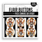 Autumn Scarecrow Flair Buttons