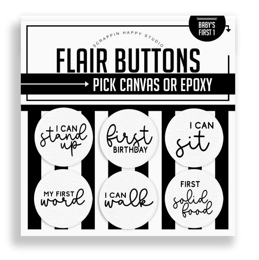 Babies First Set 1 Flair Buttons