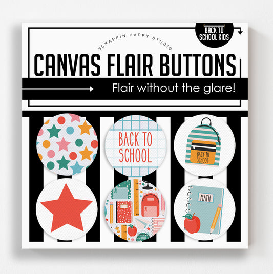 Back To School Kids Canvas Flair