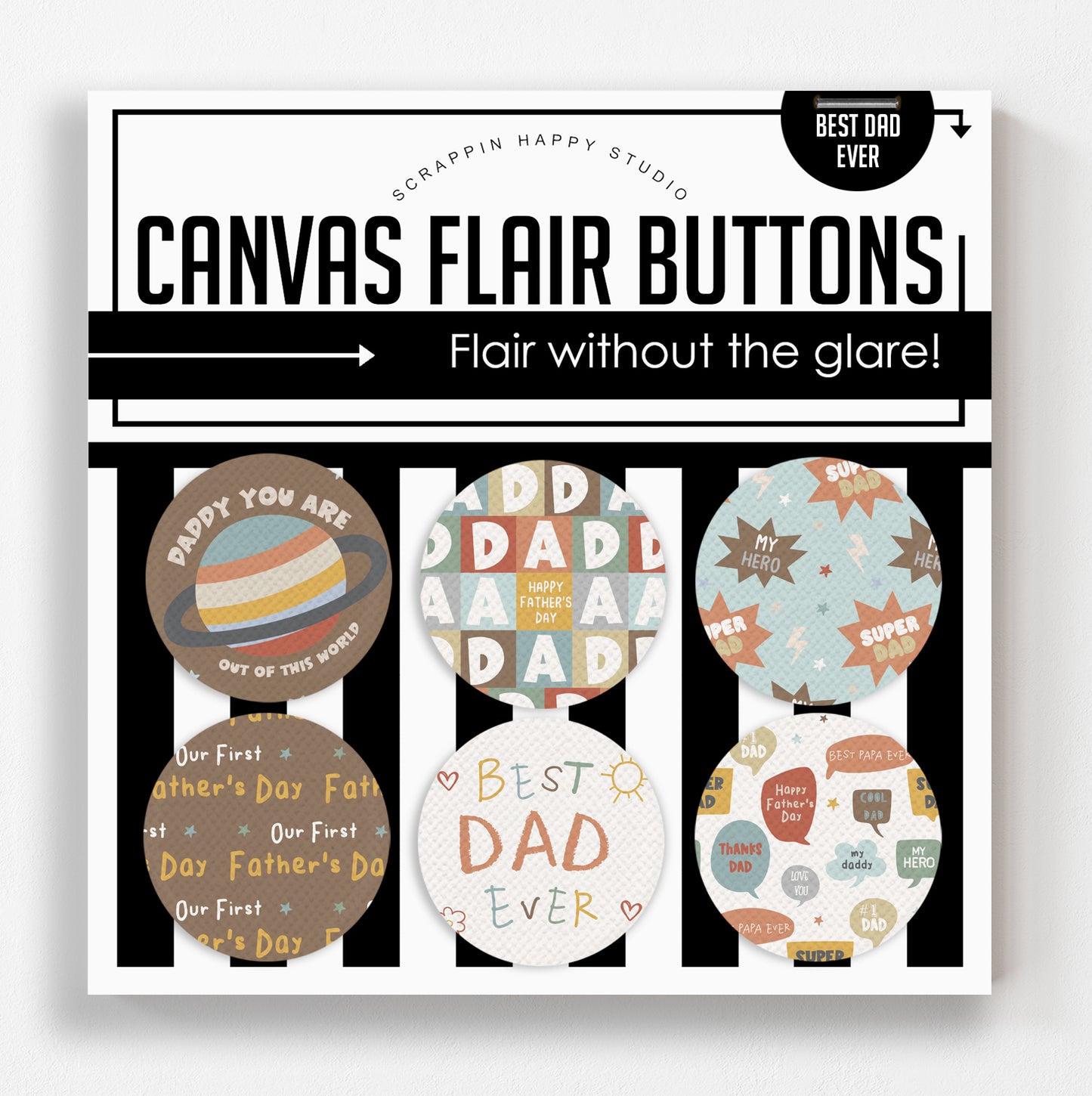 Best Day Ever Flair Buttons