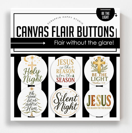 Be The Light Flair Buttons