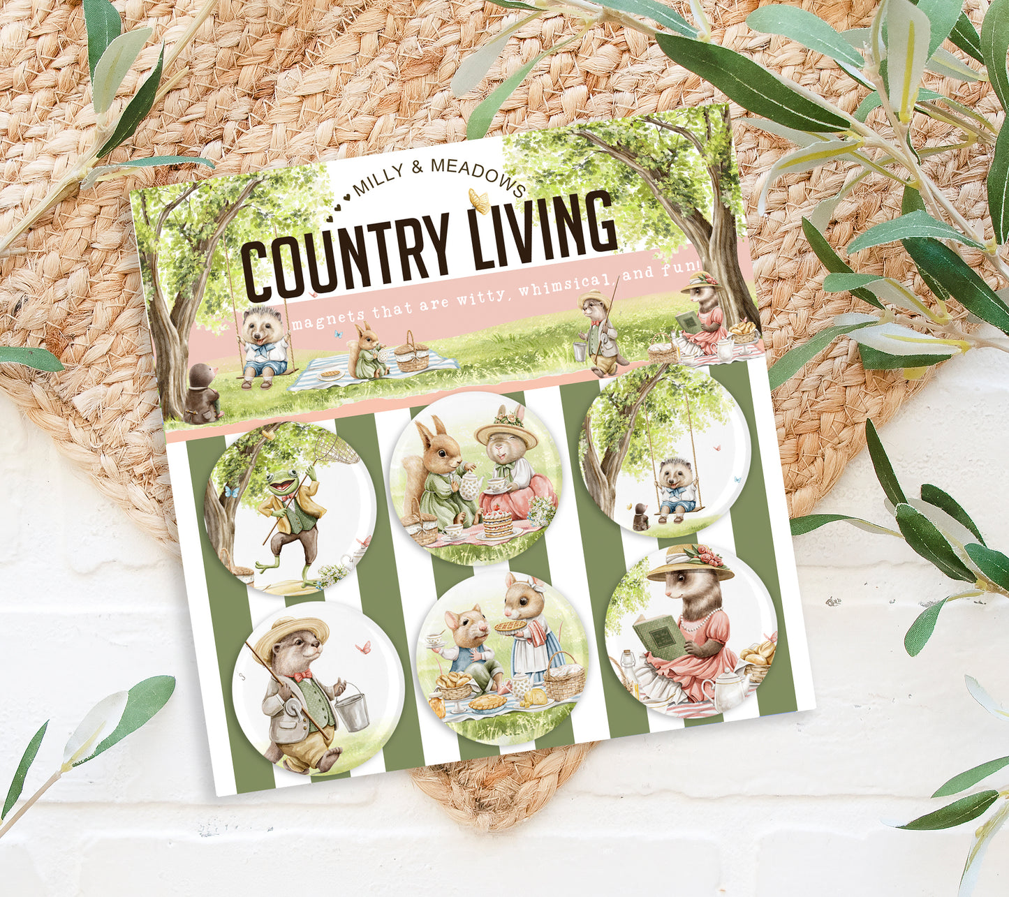 Country Living Magnets