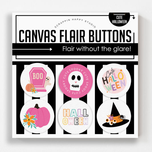 Cute Halloween Canvas Flair